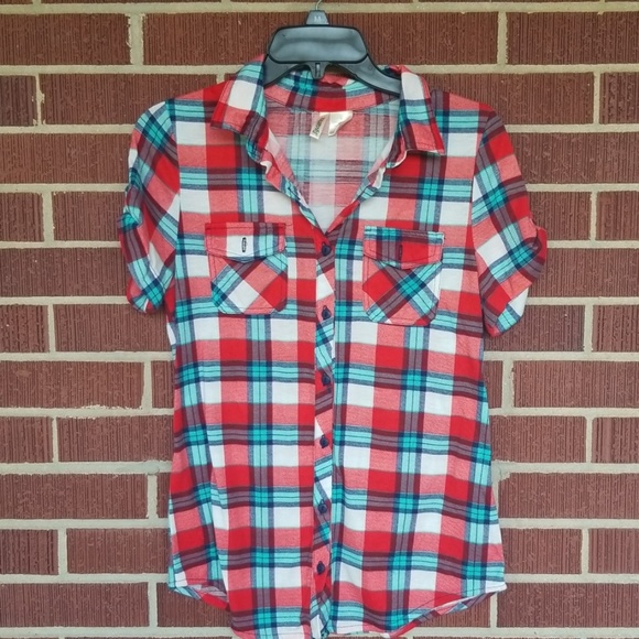 Passport Tops - Passport Plaid Blouse